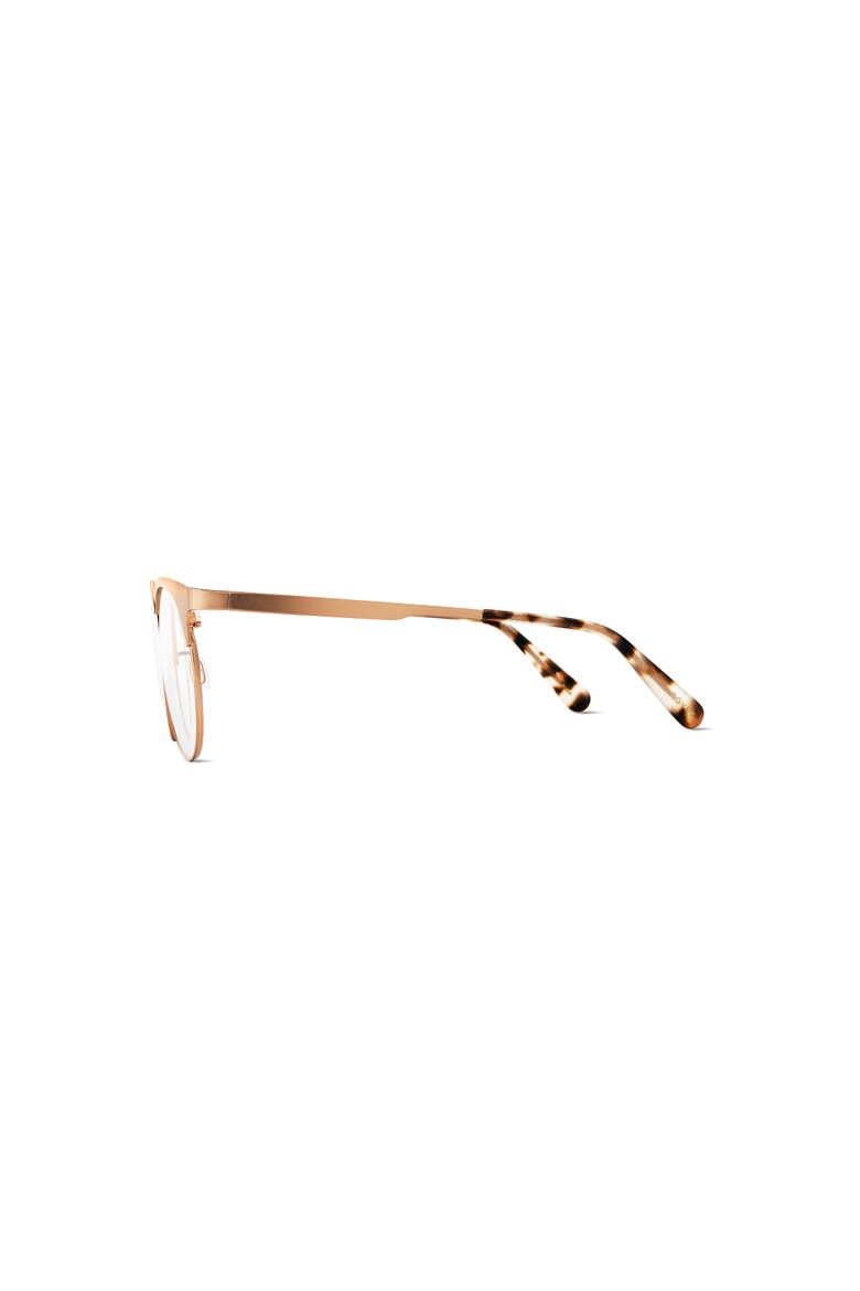 Hao Blue Light Blocking Glasses, Alternate, color, Matte rose metal