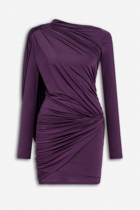 Draped Mini Dress