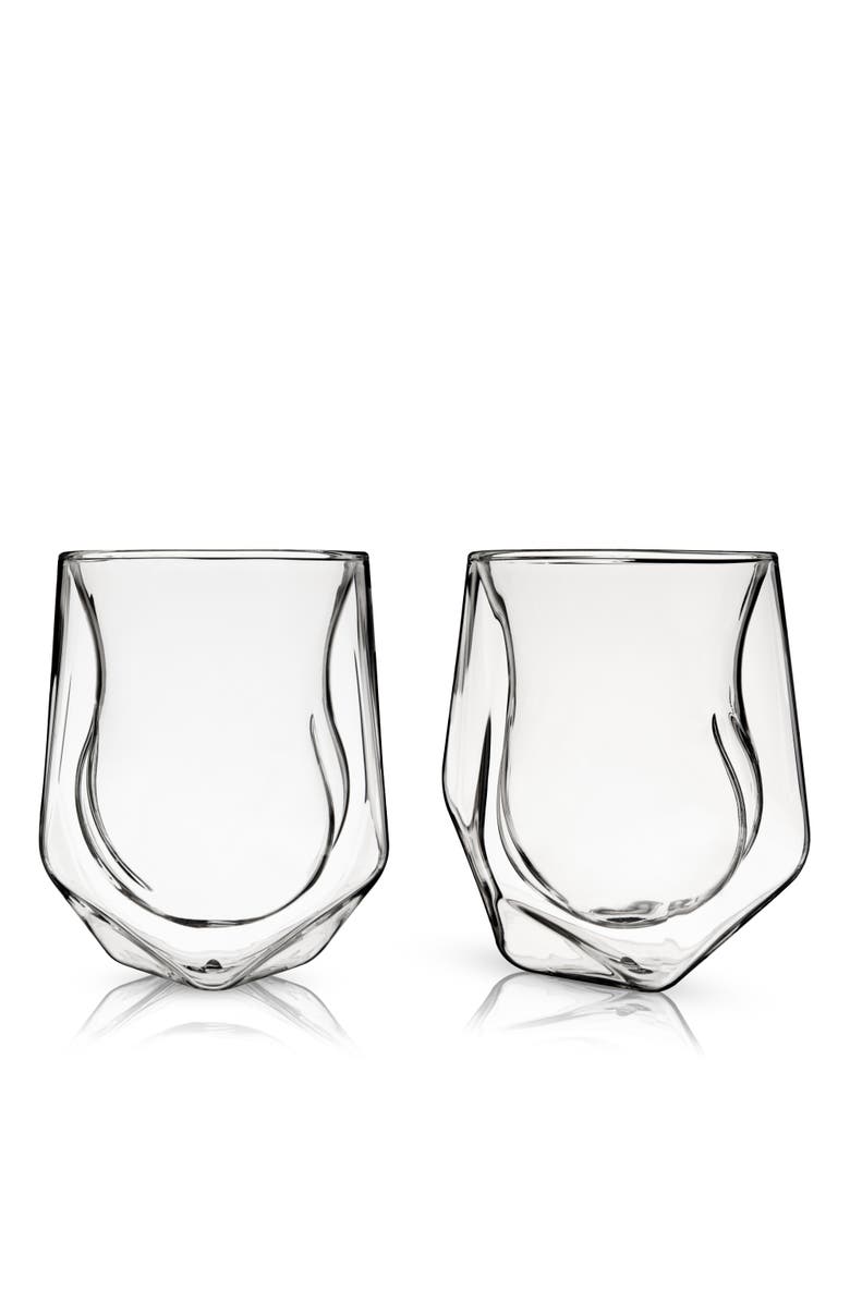 Viski Alchemi Double-Walled Aerating Tumbler, Main, color, Clear