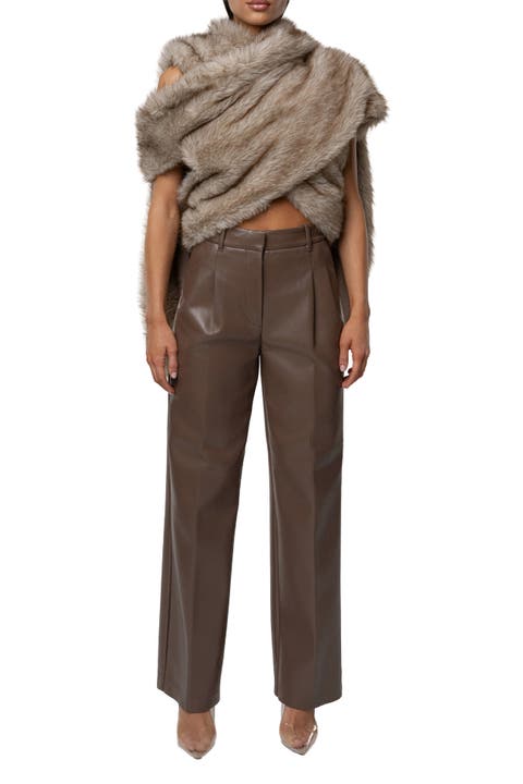 Winter Bliss Faux Fur Wrap