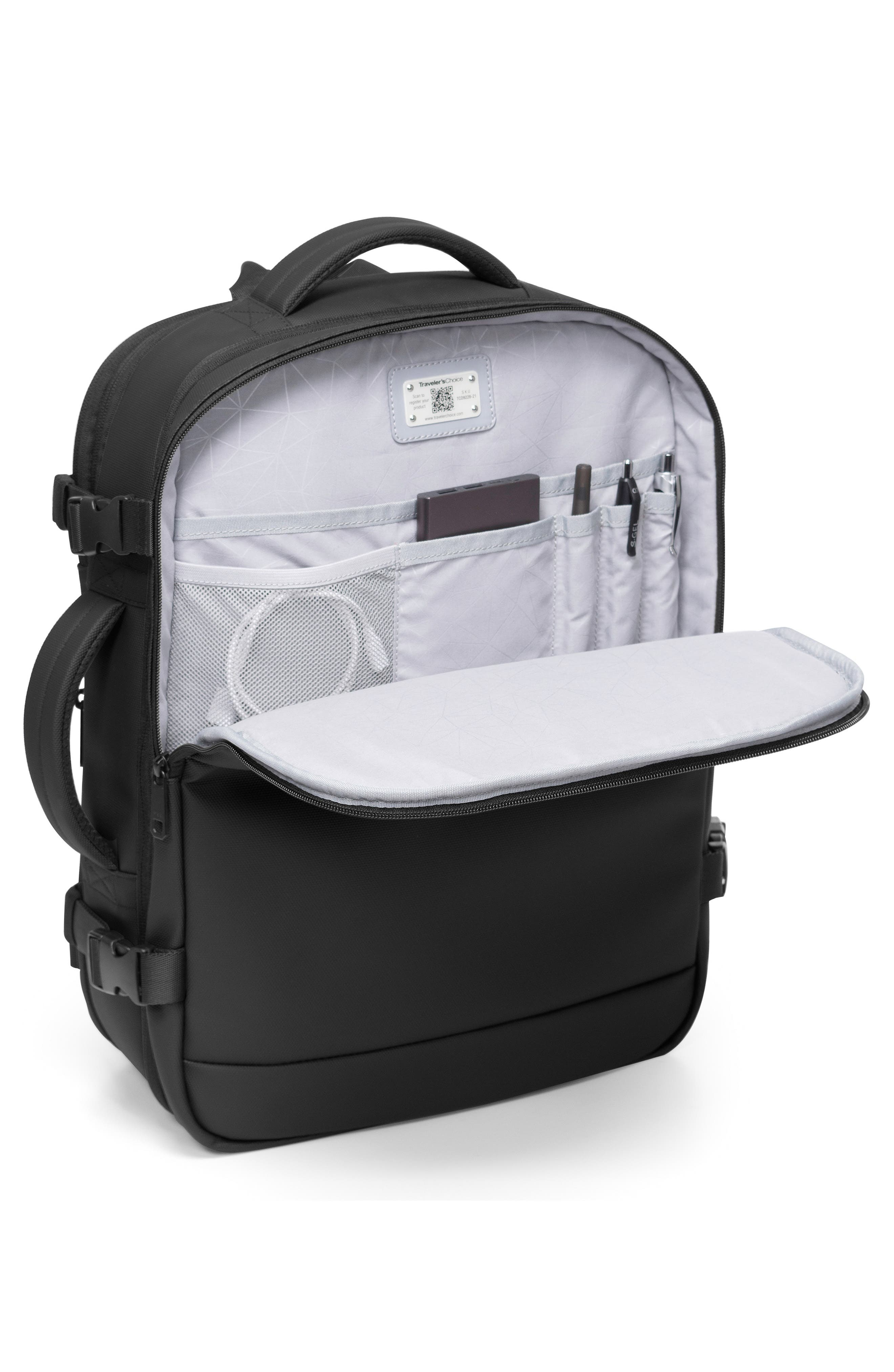 TRAVELERS CHOICE Markham 27L Laptop Backpack, Alternate, color, 