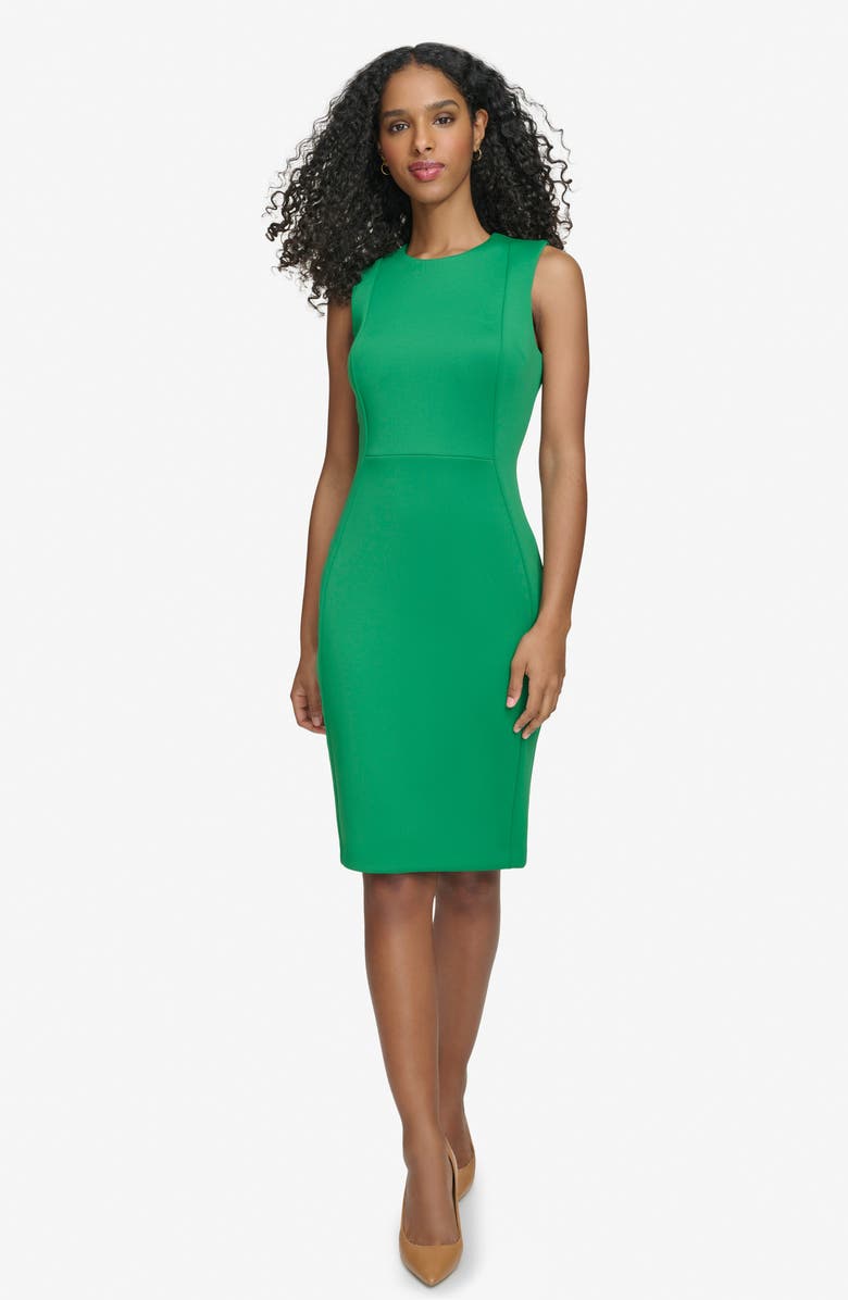 Calvin Klein Princess Seam Sheath Dress, Alternate, color,