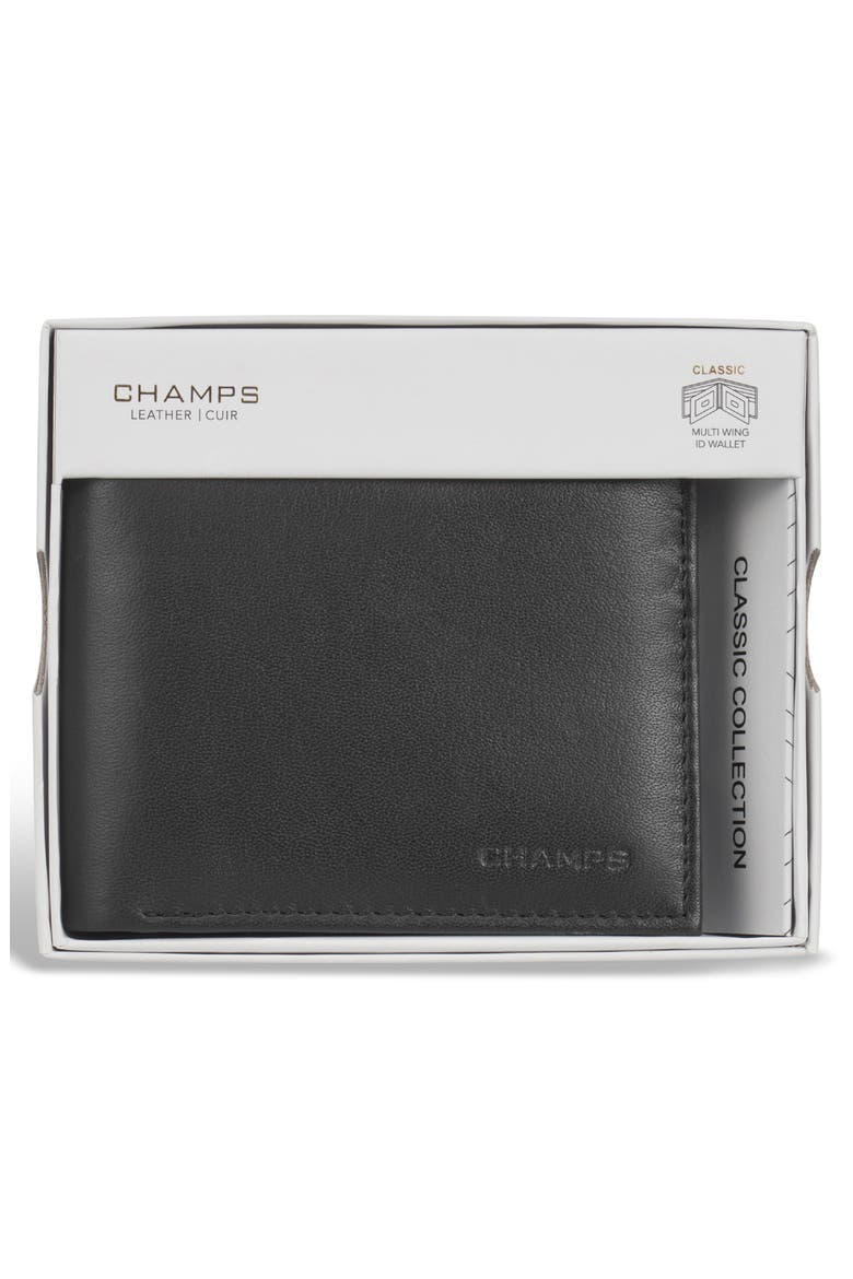 Classic Leather Bifold Wallet, Alternate, color, BLACK