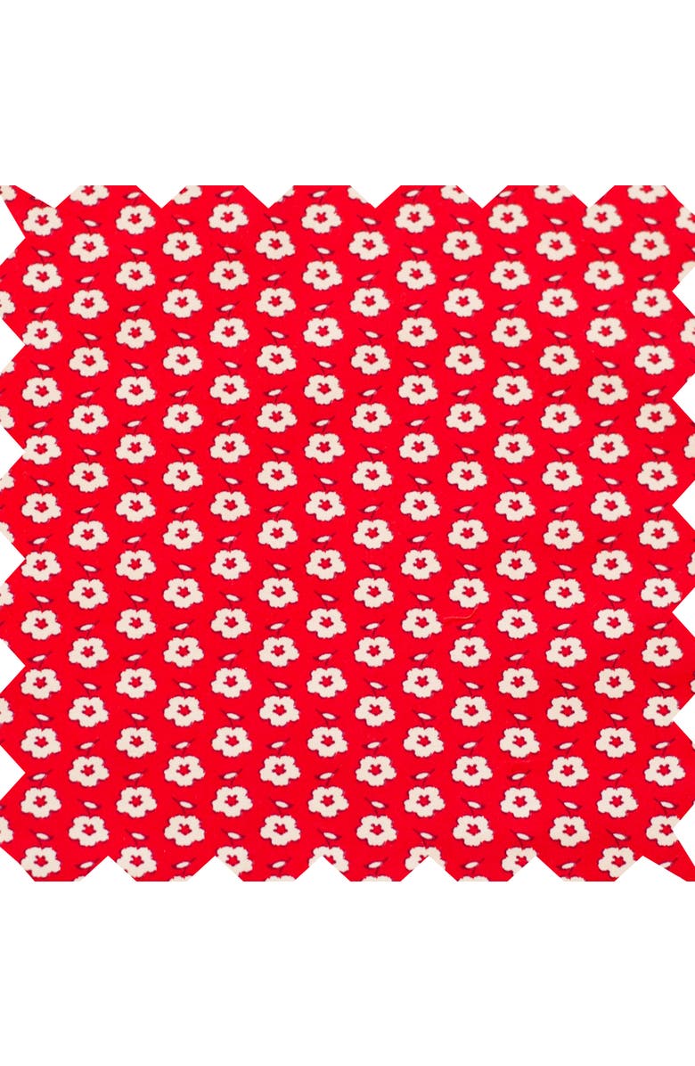 Beet World Toddler Amy dress with Lace trim, Alternate, color, Red