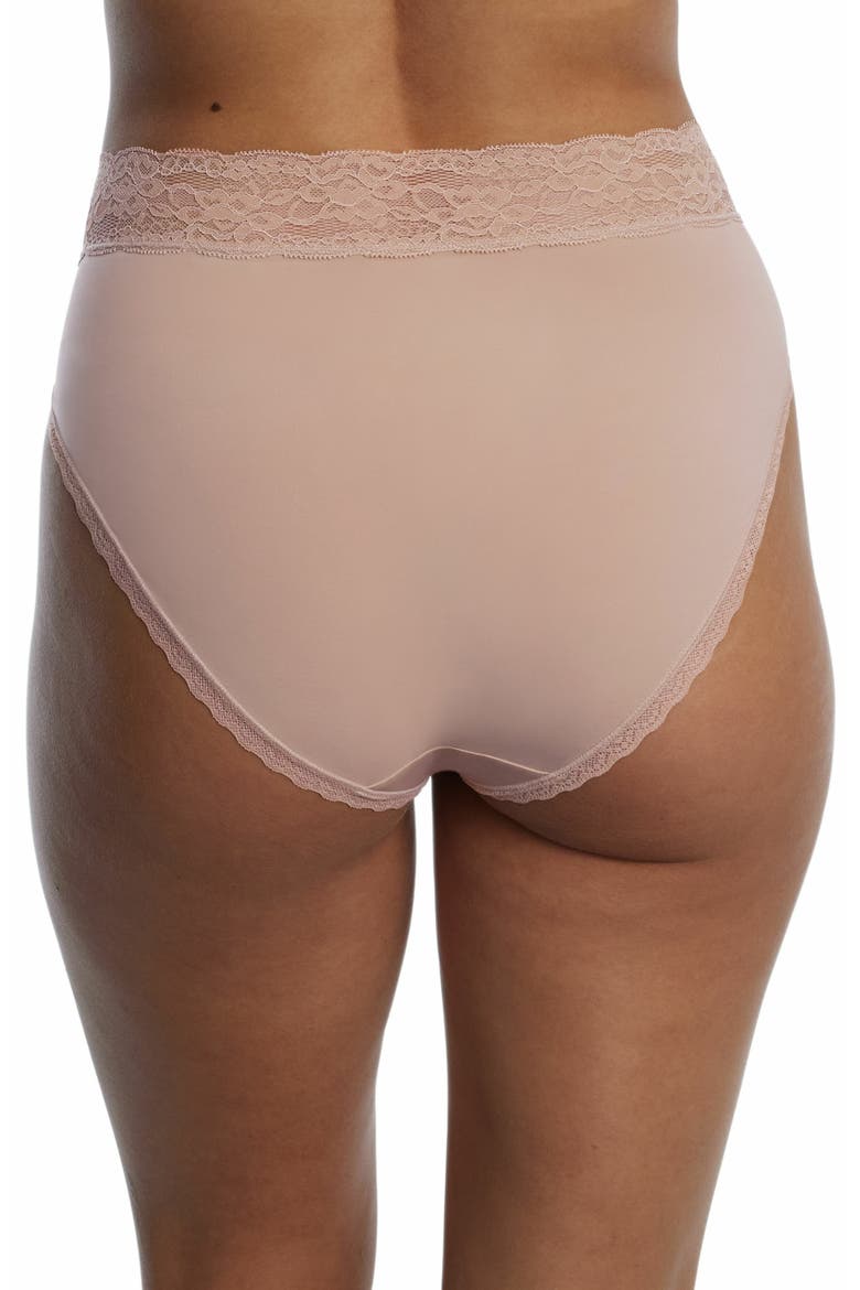 Goddess Lace Trim French Cut Brief, Alternate, color, ROMANCE