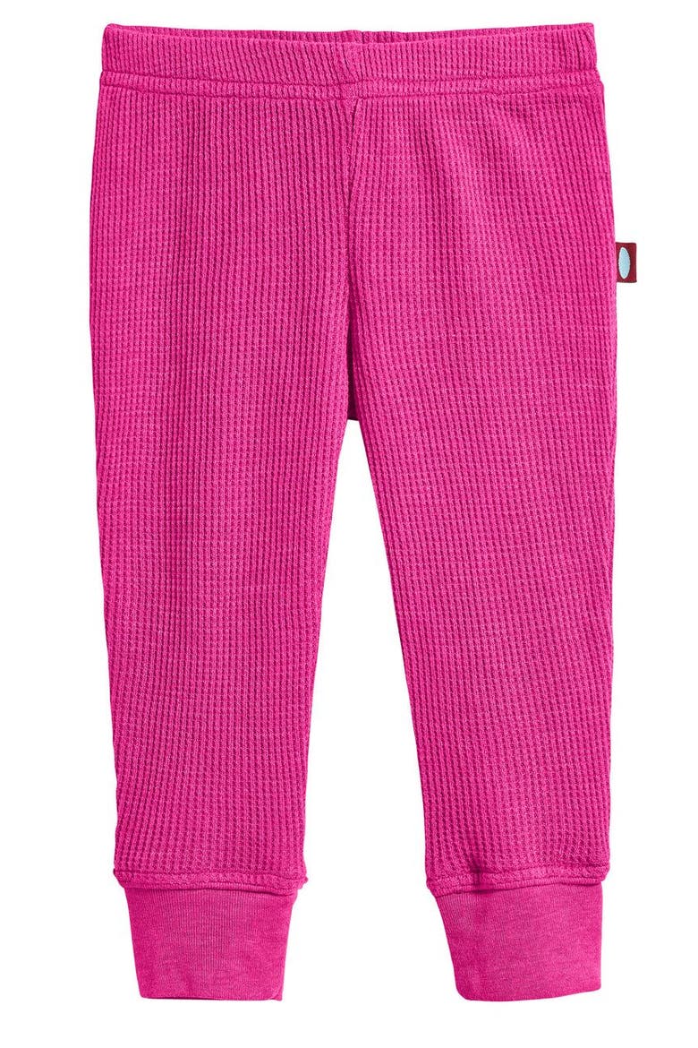 Baby Boys and Girls Thermal Pants, Main, color, Hot Pink