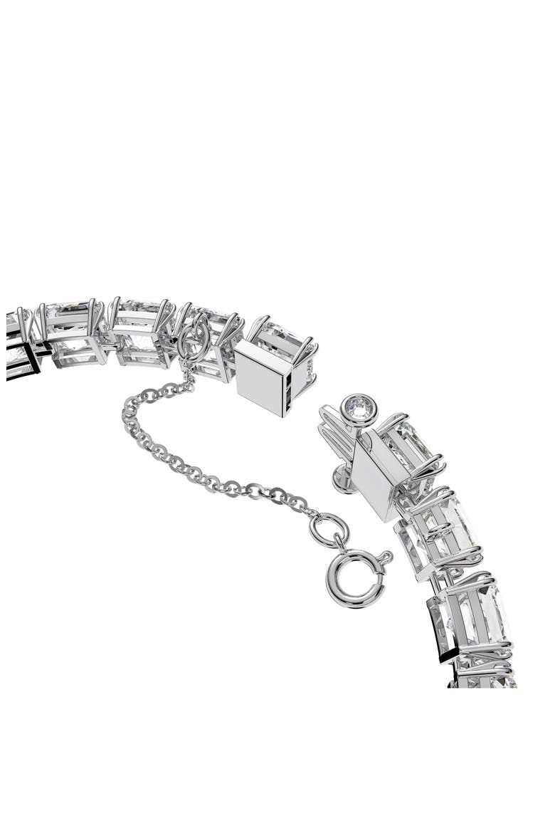 Matrix Swarovski Tennis Bracelet, Alternate, color, SILVER / CLEAR CRYSTAL