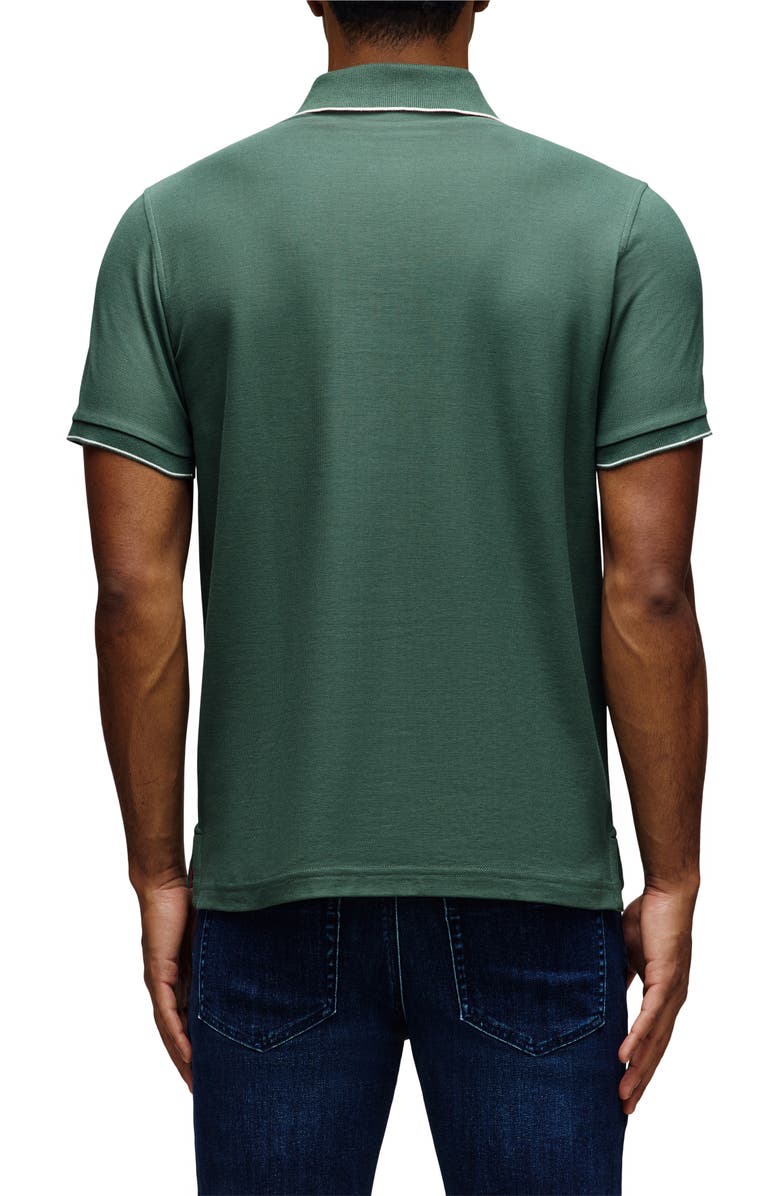 Psycho Bunny Marlon Tipped Pima Cotton Piqué Polo, Alternate, color, 