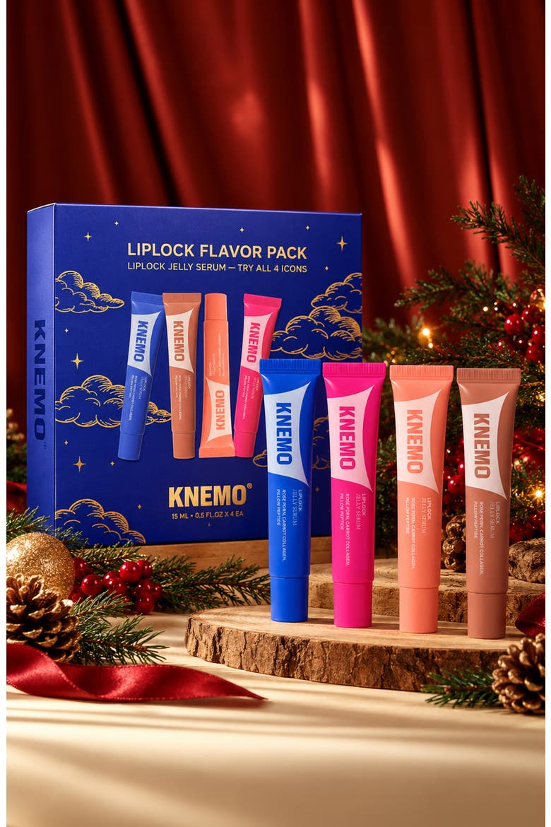 NENMAKU LIP x LIP プックリップ 15g 2本セット KNEMO Liplock Flavor Pack 4-Piece Jelly Serum Set $72 Value