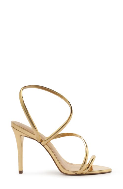 Arezzo Mikayla Stiletto Sandal In Gold