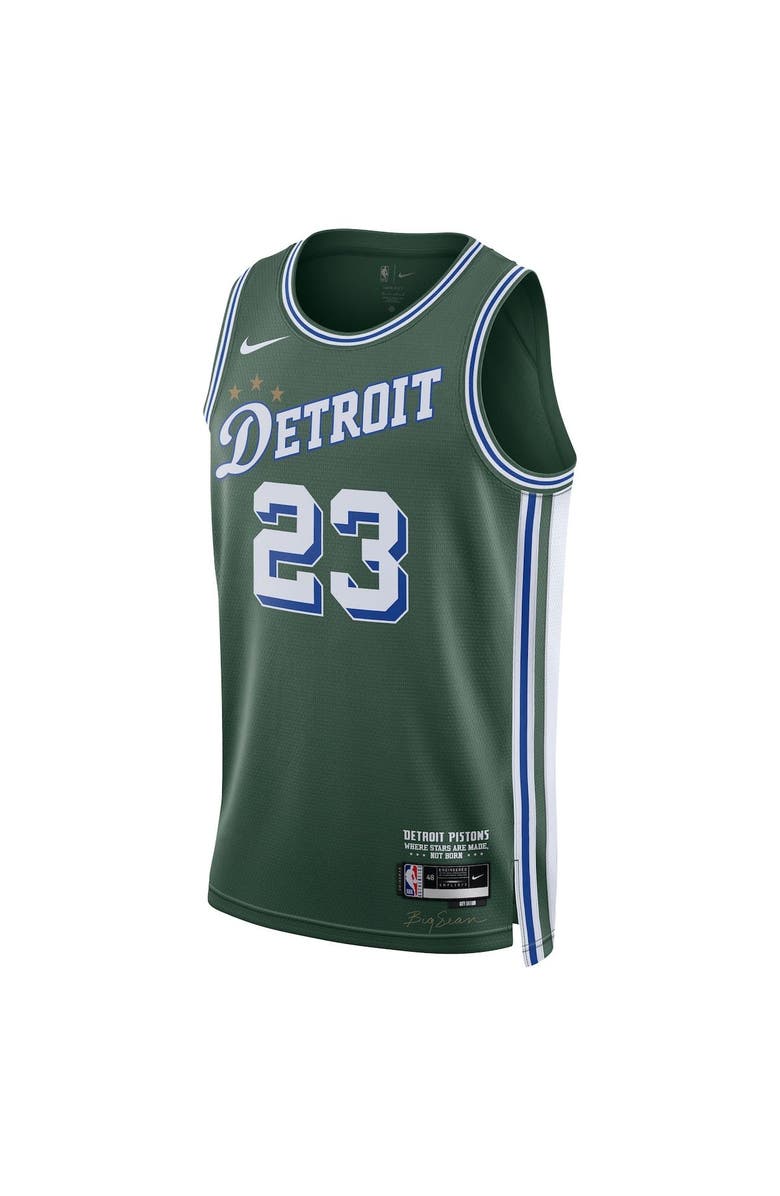 Nike Men's Nike Jaden Ivey Green Detroit Pistons 2022/23 Swingman Jersey - City Edition, Alternate, color, 