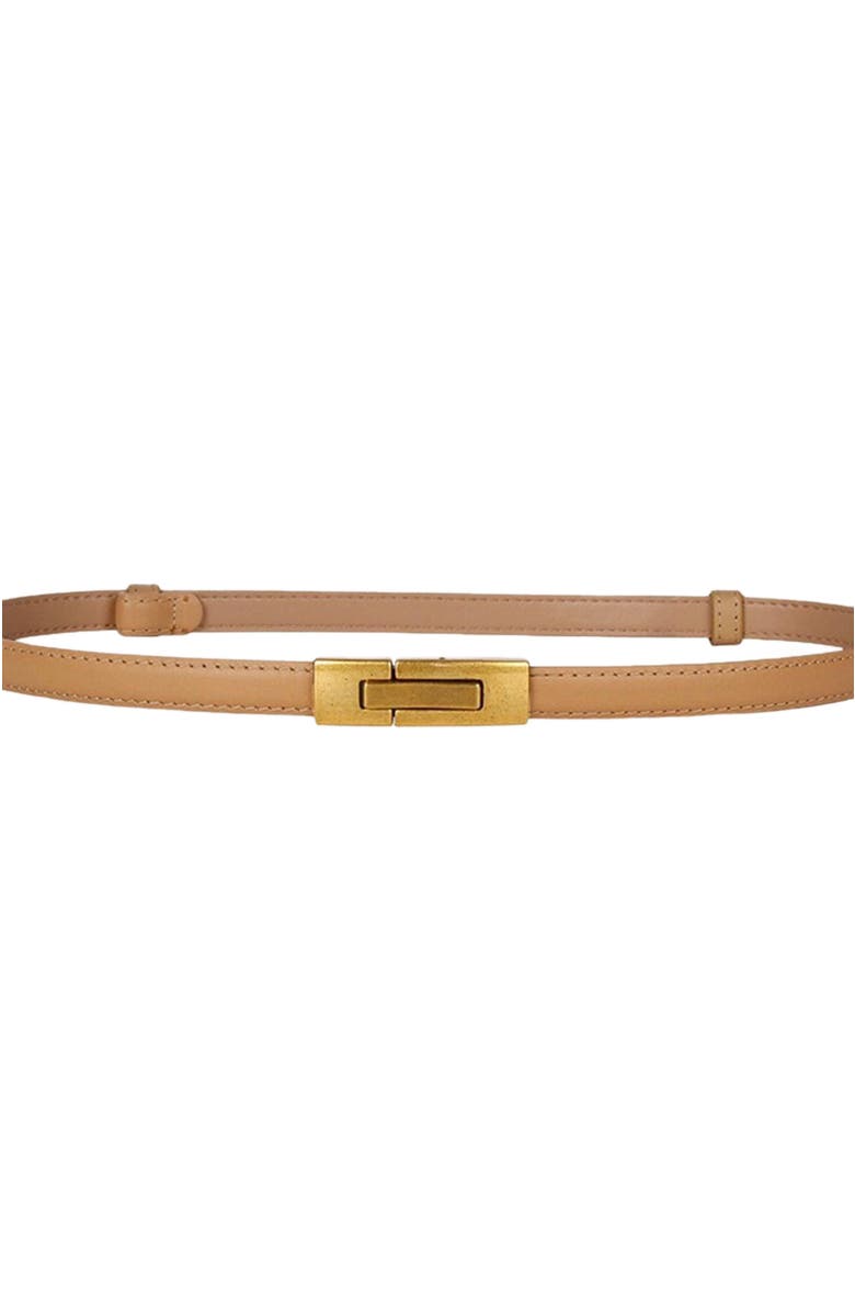 Belle & Bloom Lady Lux Magnetic Belt, Main, color, Camel
