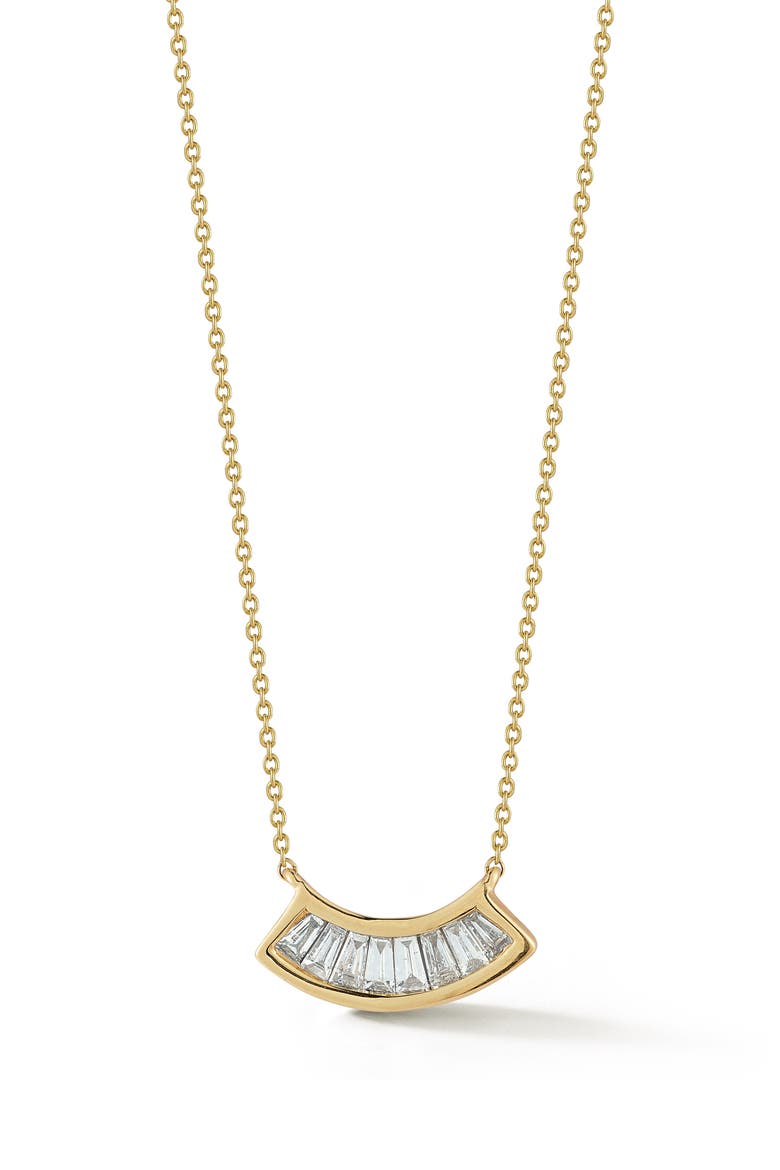 Sadie Diamond Pendant Necklace, Main, color, YELLOW GOLD