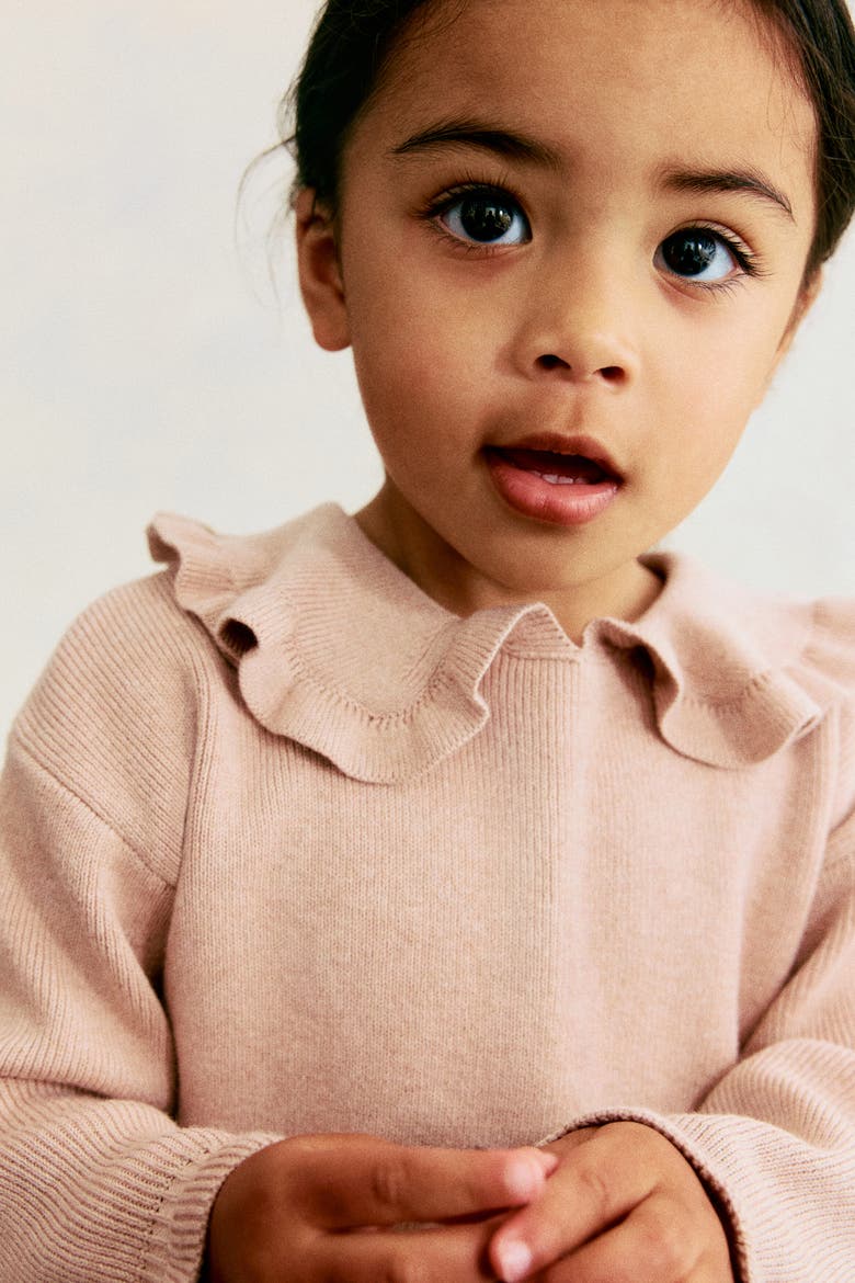 2-piece Rib-knit Cotton Set, Alternate, color, Light dusty pink