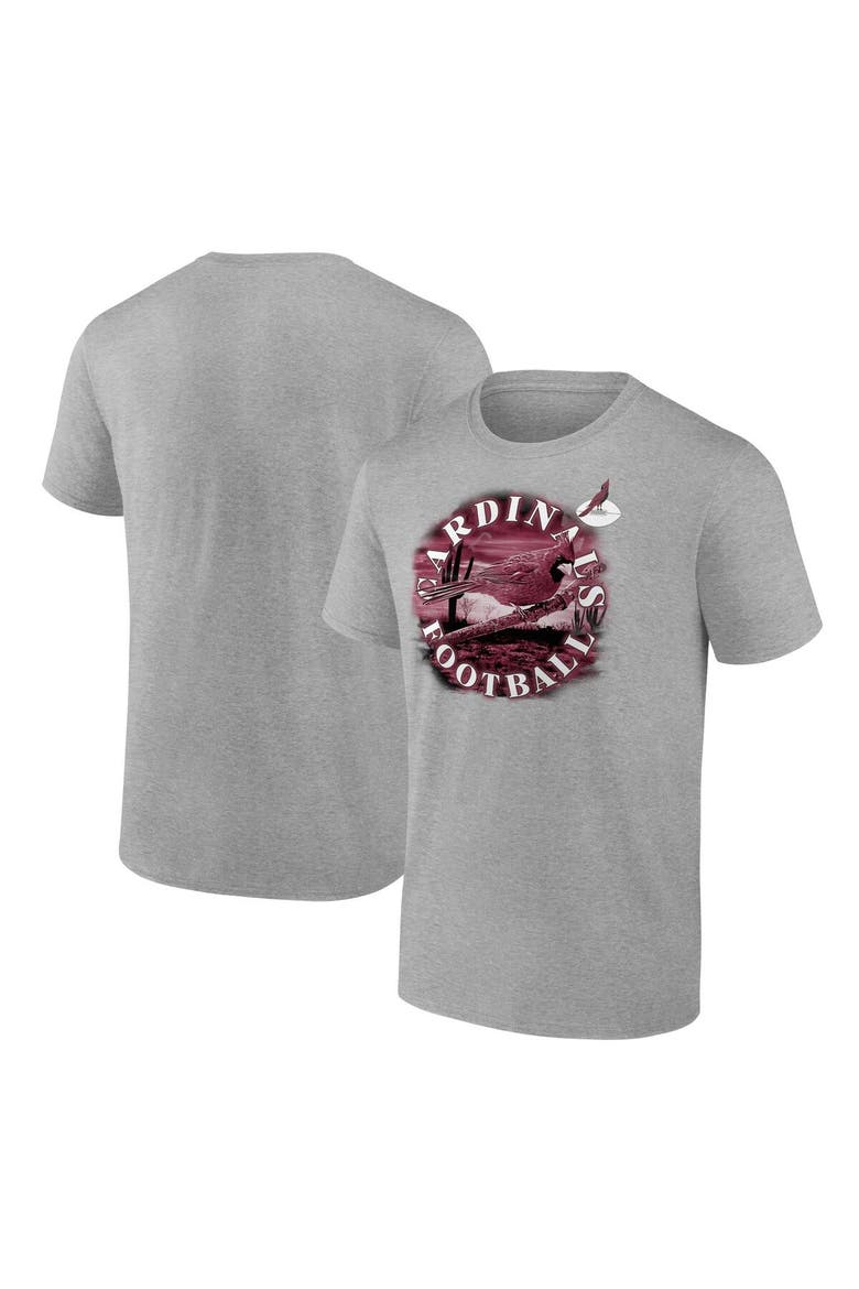 Men's Fanatics Branded Heathered Gray Arizona Cardinals Big & Tall Sporting Chance T-Shirt, Main, color, Heather Gray