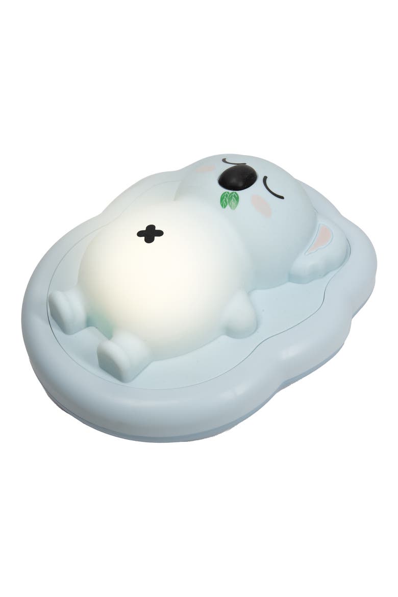 Snoring Squishy Night Light, Main, color, GRAY