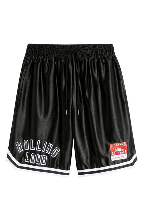 Rolling Loud Loud Forever Logo Graphic Shorts In Black