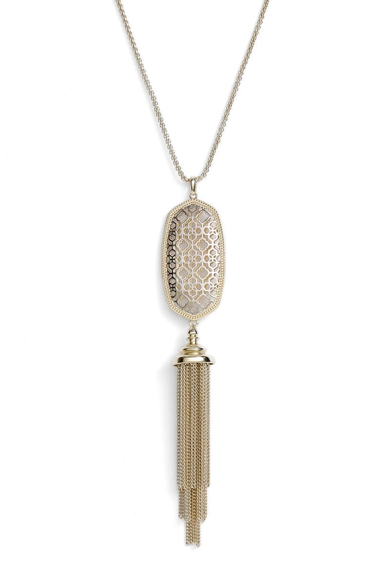 'Benning' Pendant Necklace, Alternate, color, SILVER