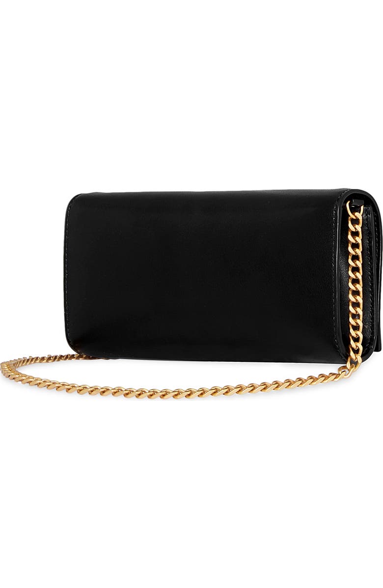 Rebecca Minkoff Chain Strap Crossbody Leather Wallet, Alternate, color,