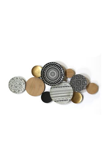 Parkland Collection Multi Boho Medley Plates Wall Decor In Multi