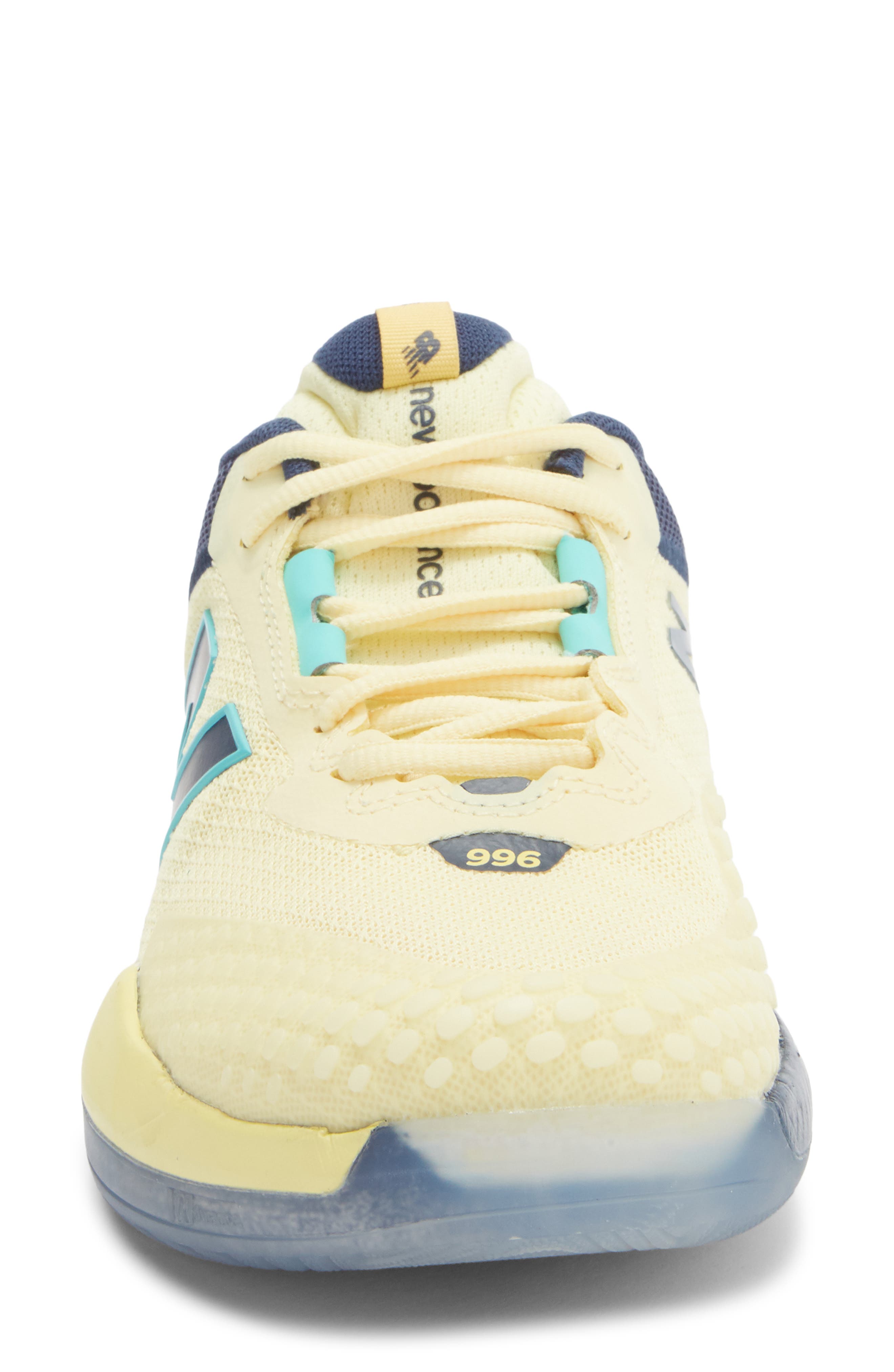 996 Tennis Sneaker - Multiple Widths Available, Alternate, color, PARCHMENT/ NAVY