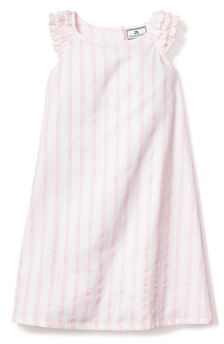 Petite Plume Kids' Amelie Stripe Nightgown, Main, color, 