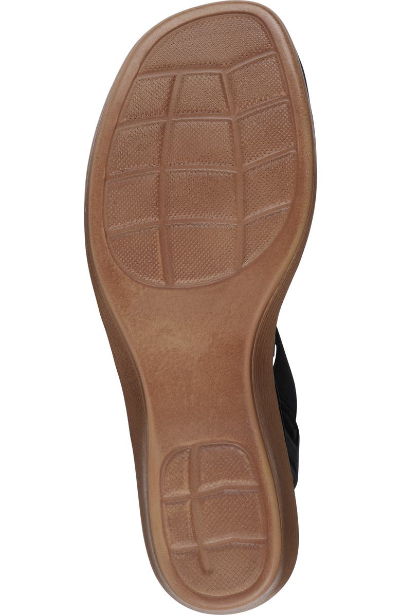 GC SHOES Nia Wedge Sandal, Alternate, color, Black