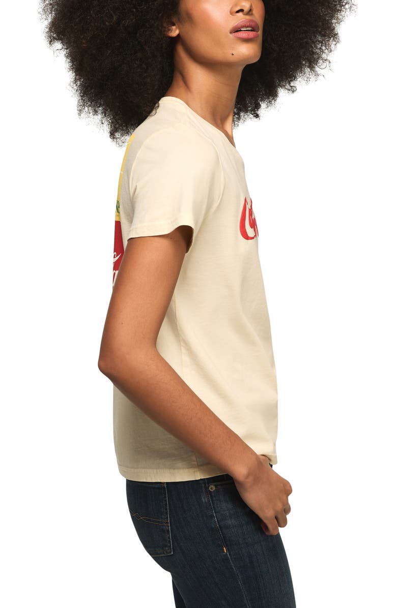 Lucky Brand Coca-Cola<sup>®</sup> Brighten Your Day Cotton Graphic T-Shirt, Alternate, color, Whitecap Gray