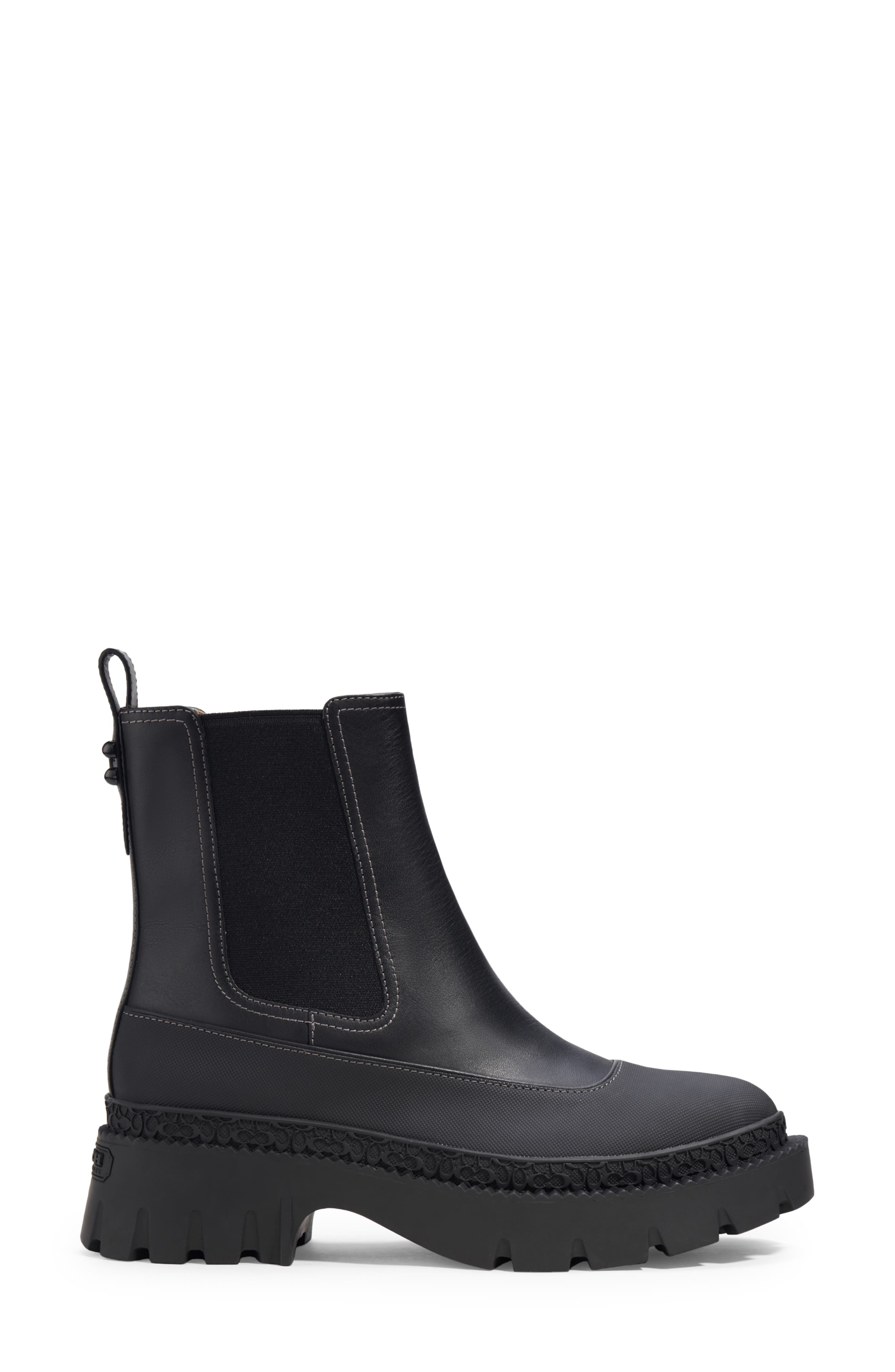 COACH Jayla Lug Sole Chelsea Boot, Alternate, color, 