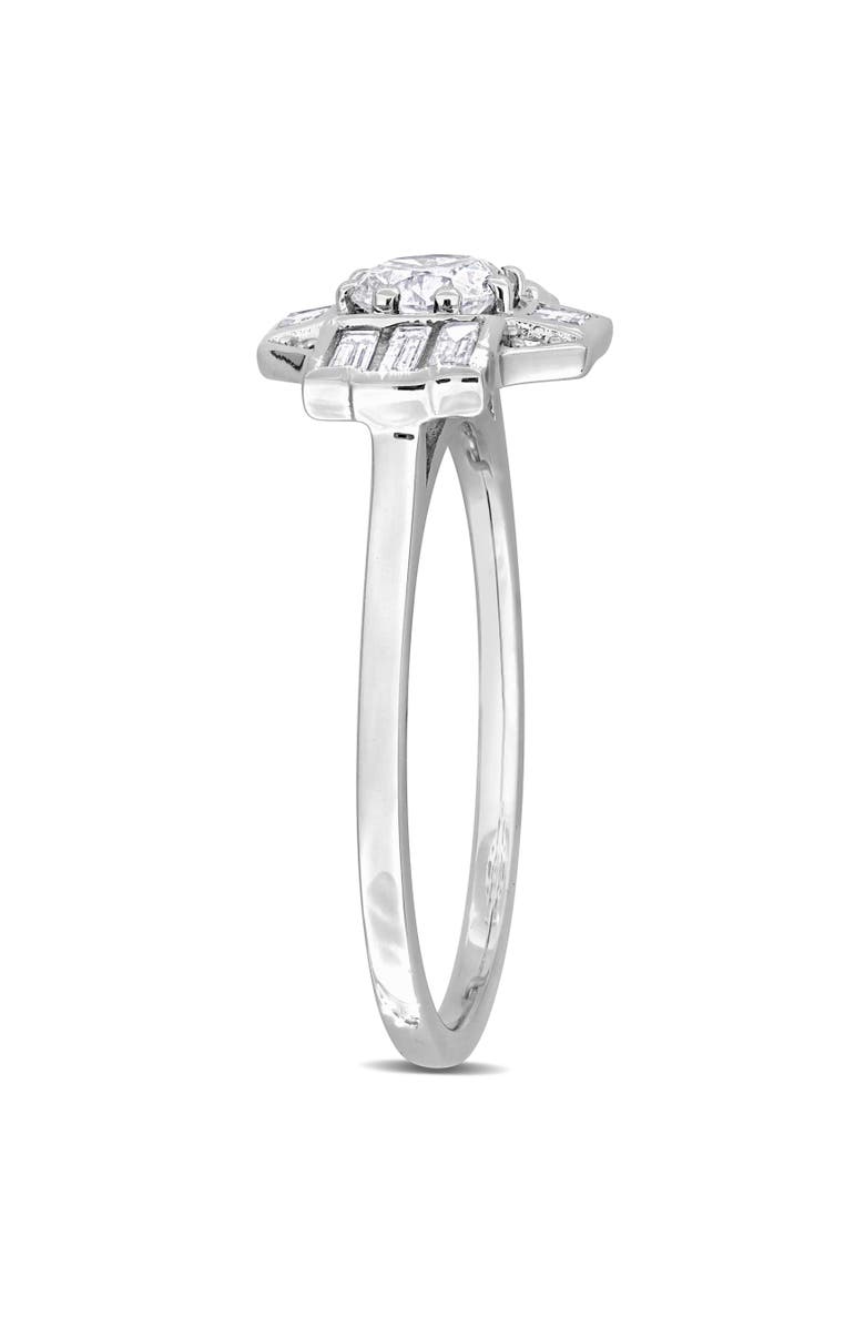 Julianna B. 3/4 CTTW Diamond Cluster Ring 14k White Gold, Alternate, color,