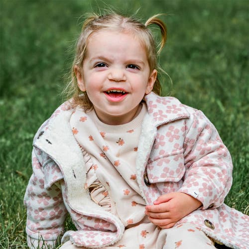 Oh Baby! Brand Small Daisies Print Millie Ruffle Boxy-toddler, Little Kid In Pink