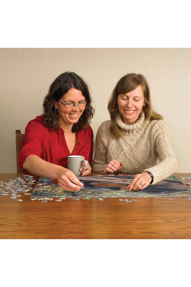 Mom's Awaiting 1000 Piece Puzzle, Alternate, color, Multicolored