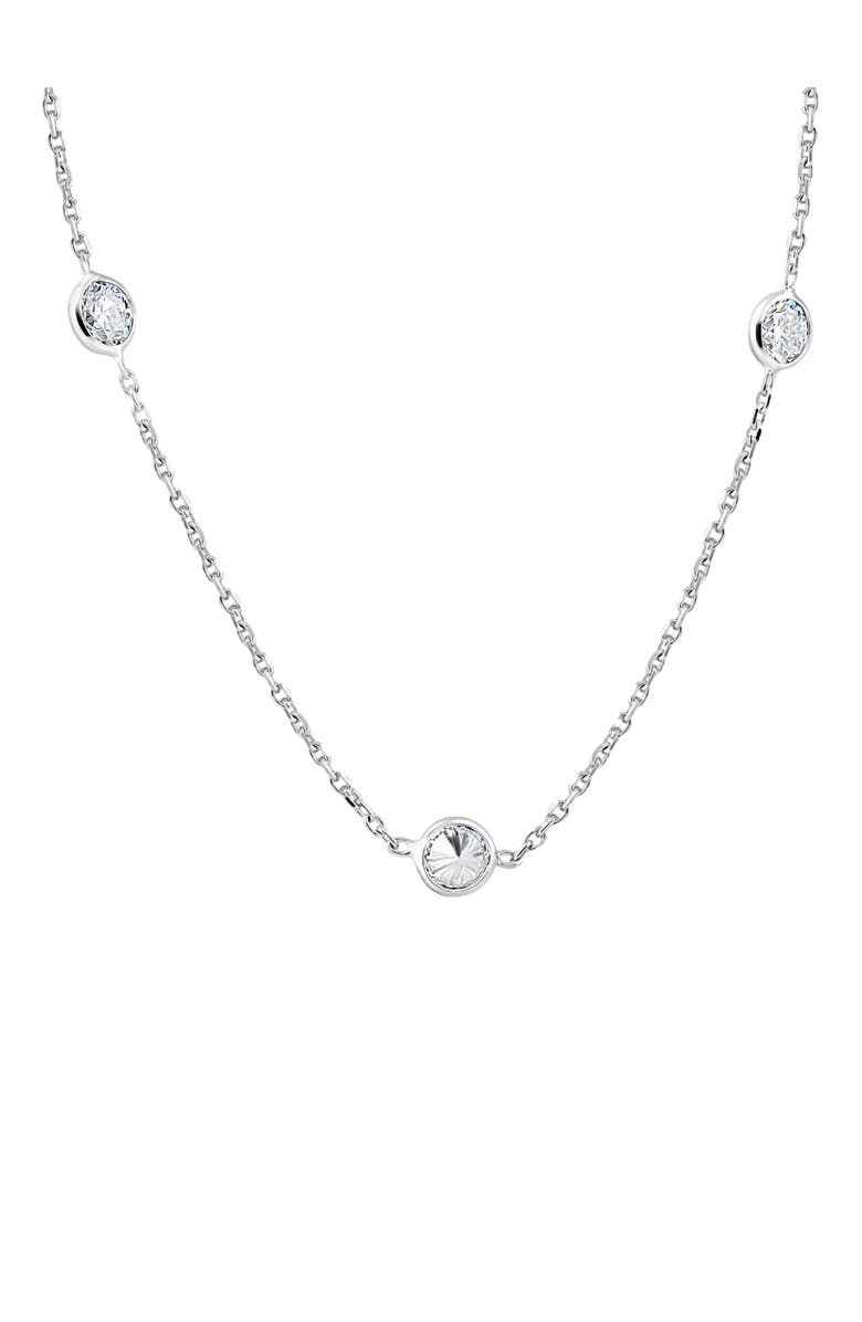 Bliss Diamond 2 Ct Diamonds By The Yard Necklace 14K Gold Lab Grown Diamond, Main, color,