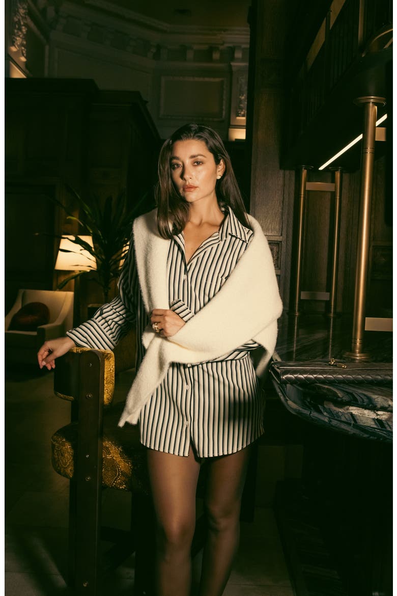 V-Neck Cardigan, Alternate, color, IVORY