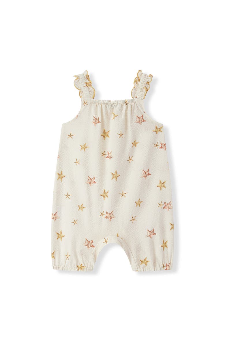 Milkbarn Bubble Romper, Alternate, color, Starfish Dreams