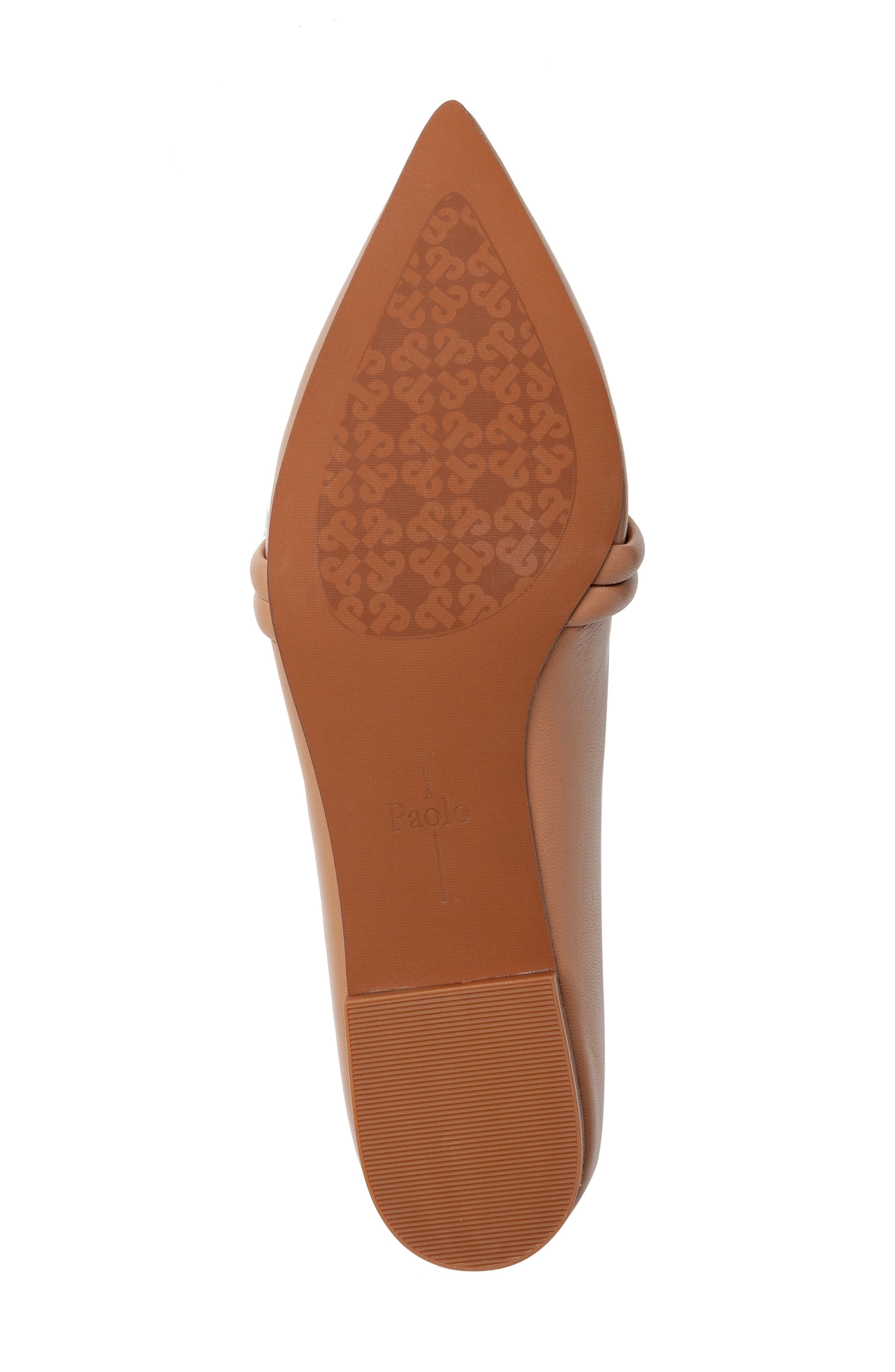 Linea Paolo Marais Pointed Toe Flat, Alternate, color, Desert
