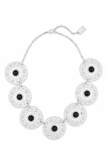 Karine Sultan Baroque Coin Statement Necklace