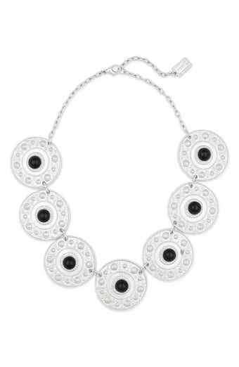 Baroque Coin Statement Necklace