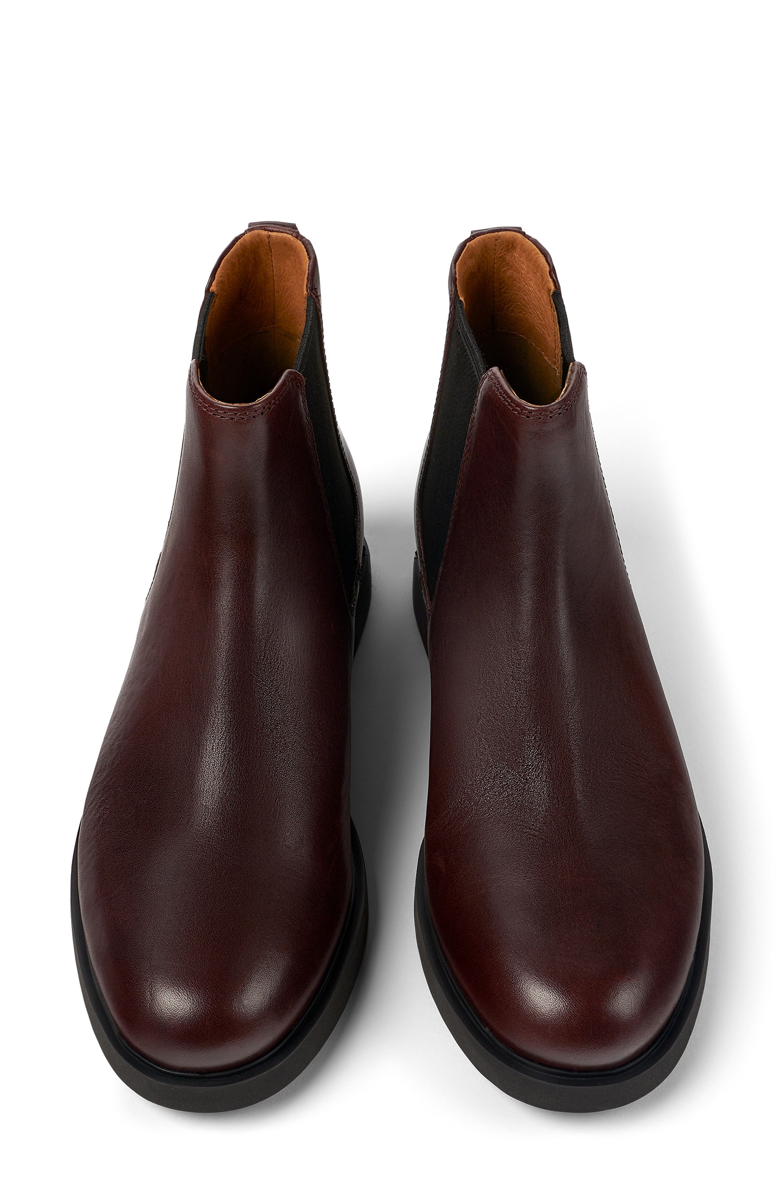 Iman Chelsea Boot, Alternate, color, BURGUNDY