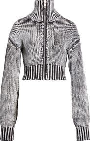 Vaquera Zip Crop Cardigan