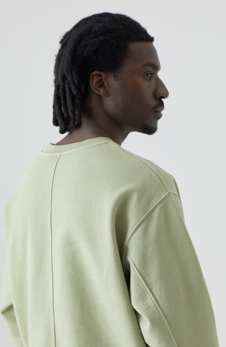 Closed Oversize Organic Cotton Crewneck Sweatshirt, Alternate, color,