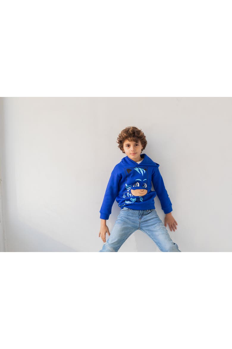 Pullover Hoodie, Alternate, color, Catboy Blue