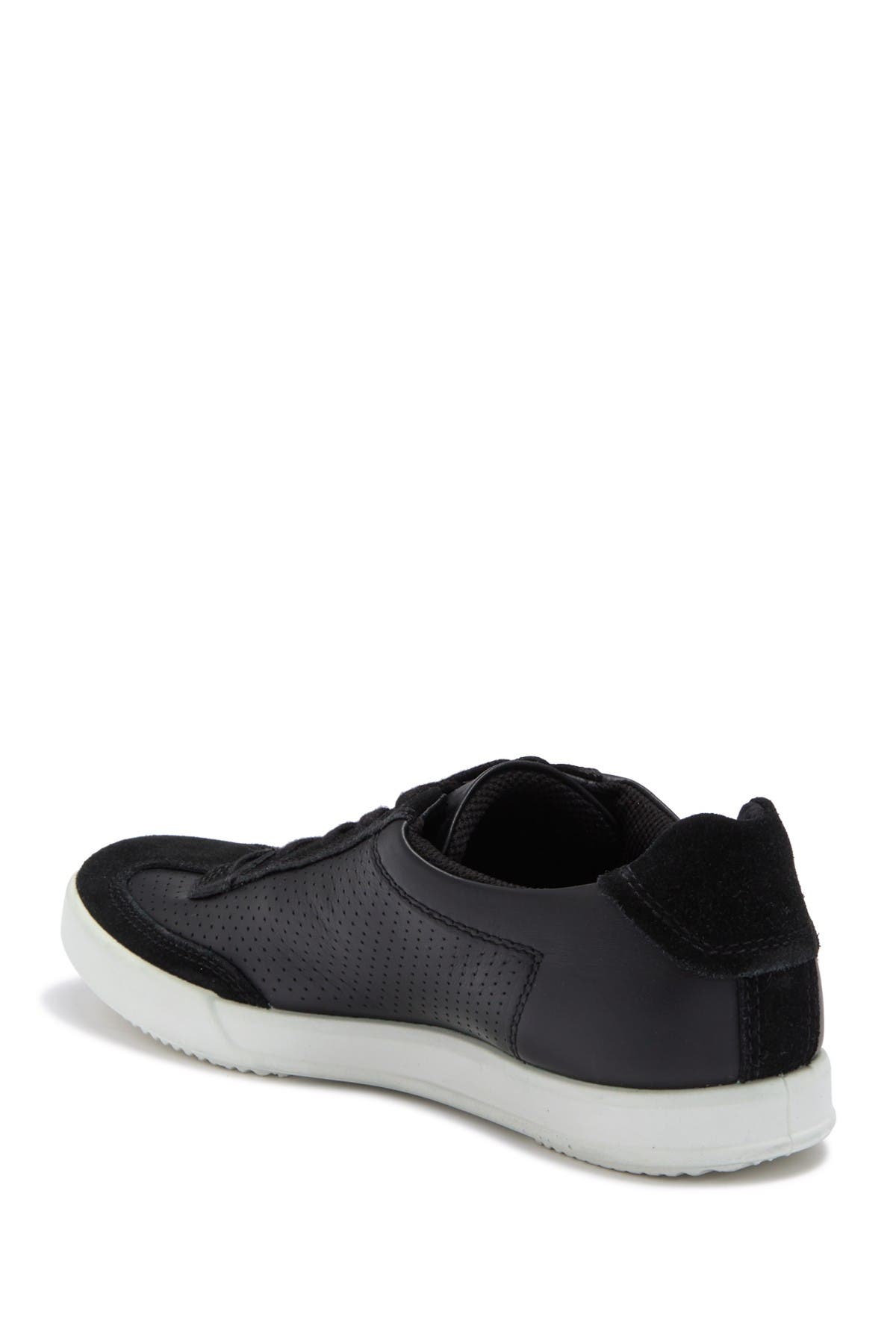 ECCO Cathum Retro Perforated Leather Sneaker, Alternate, color, 