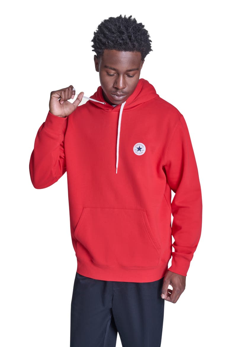 Men's Chuck Patch Hoodie, Alternate, color, CONVERSE RED