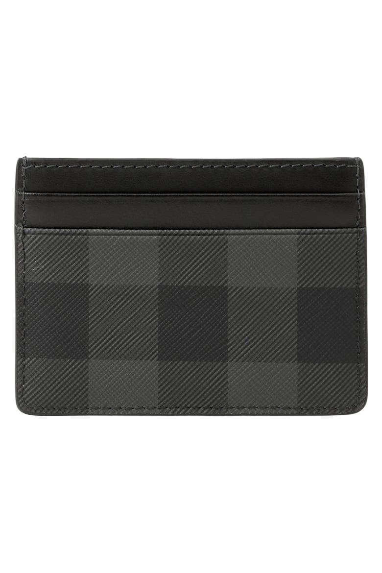 Sandon Check Card Case, Alternate, color, CHARCOAL