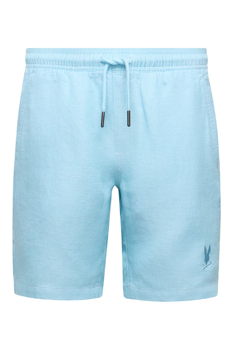 Kids' Windcrest Linen & Cotton Blend Shorts, Main, color, MILKY BLUE