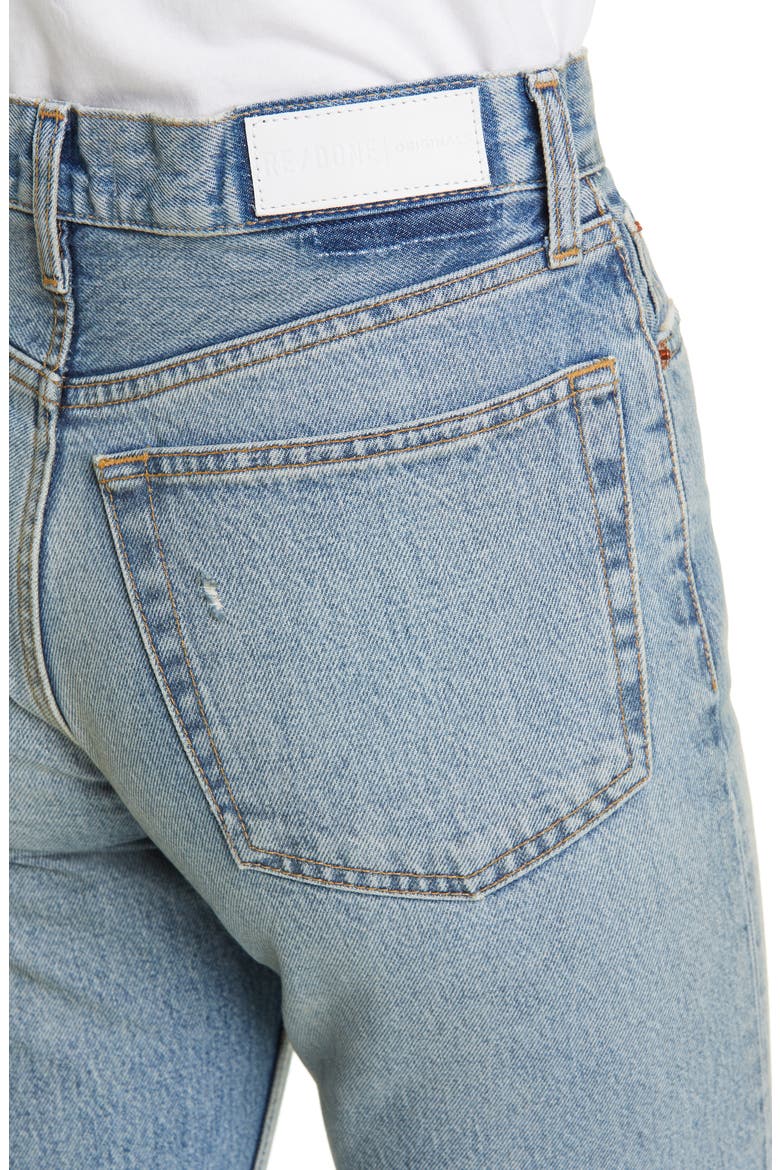 '90s Ripped Loose Straight Leg Jeans, Alternate, color, LIGHT WORN 11
