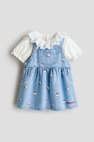 H&M 2-piece Dungaree Dress And Top Set