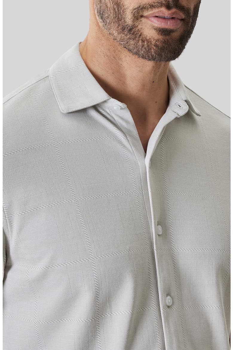 Sterling Short Sleeve Knit Button-Up Shirt, Alternate, color, MOONSTONE