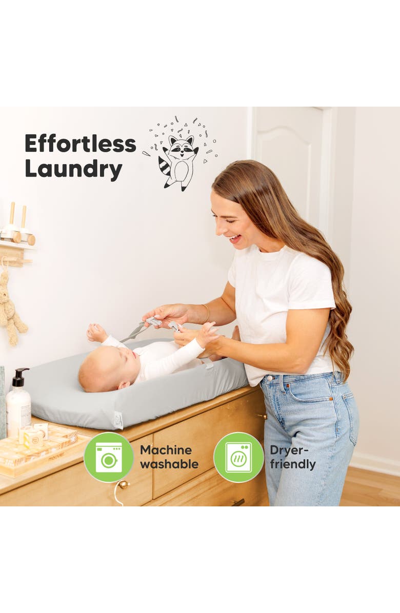 KeaBabies 2-Pack Isla Changing Pad Covers, Alternate, color, French Gray